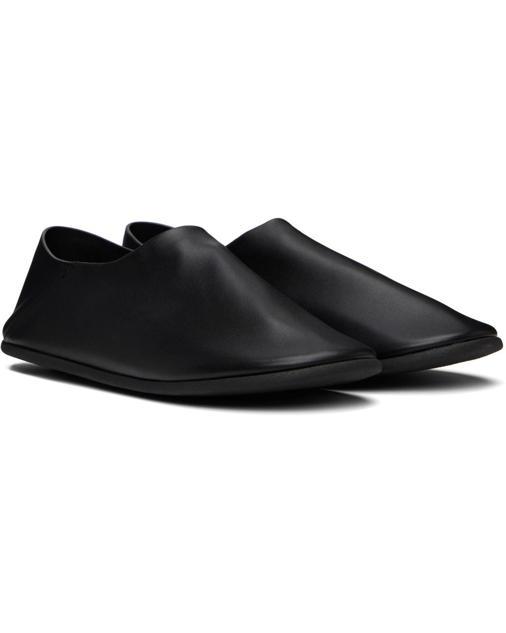 Christen Black Big Bootie Mule Loafers