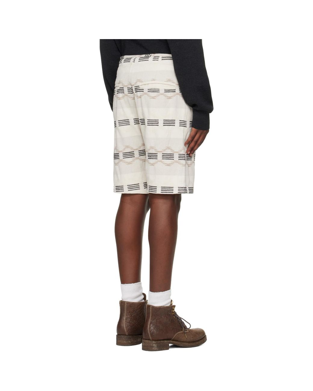 Isabel Marant Black Off- Deliann Shorts for men