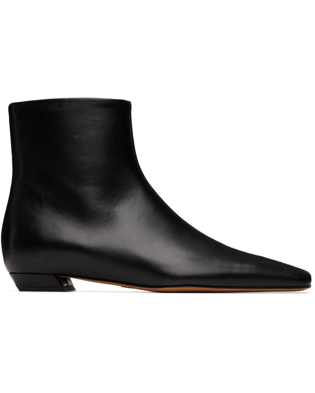 Proenza Schouler Black Trap Flat Ankle Boots