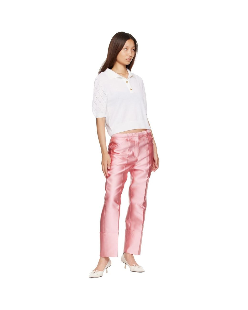 Calvin Klein Pink Eva Trousers