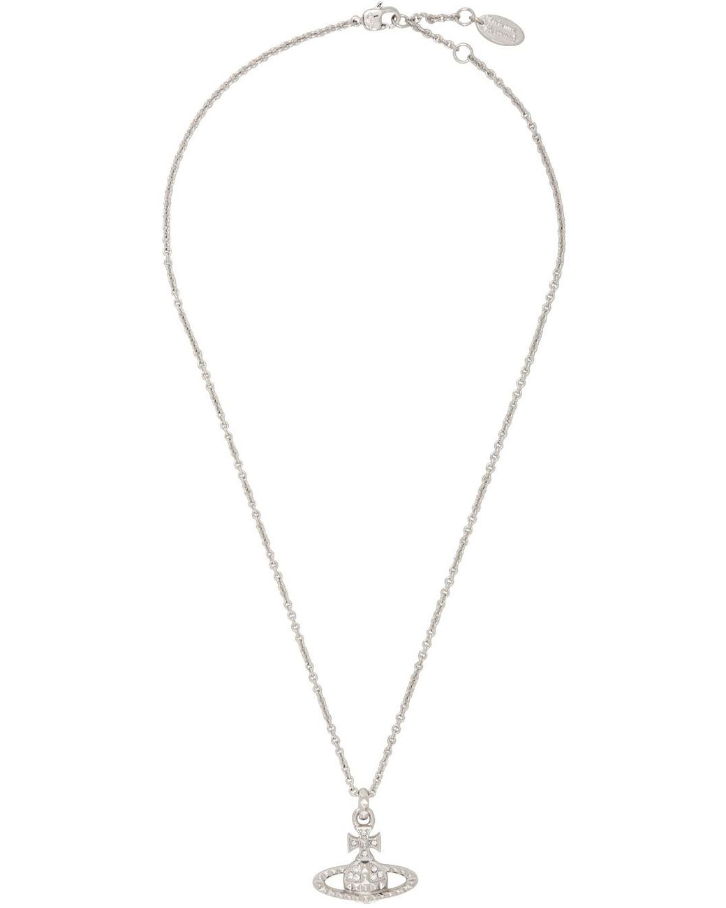 Vivienne Westwood Silver Mayfair Bas Relief Necklace | Lyst