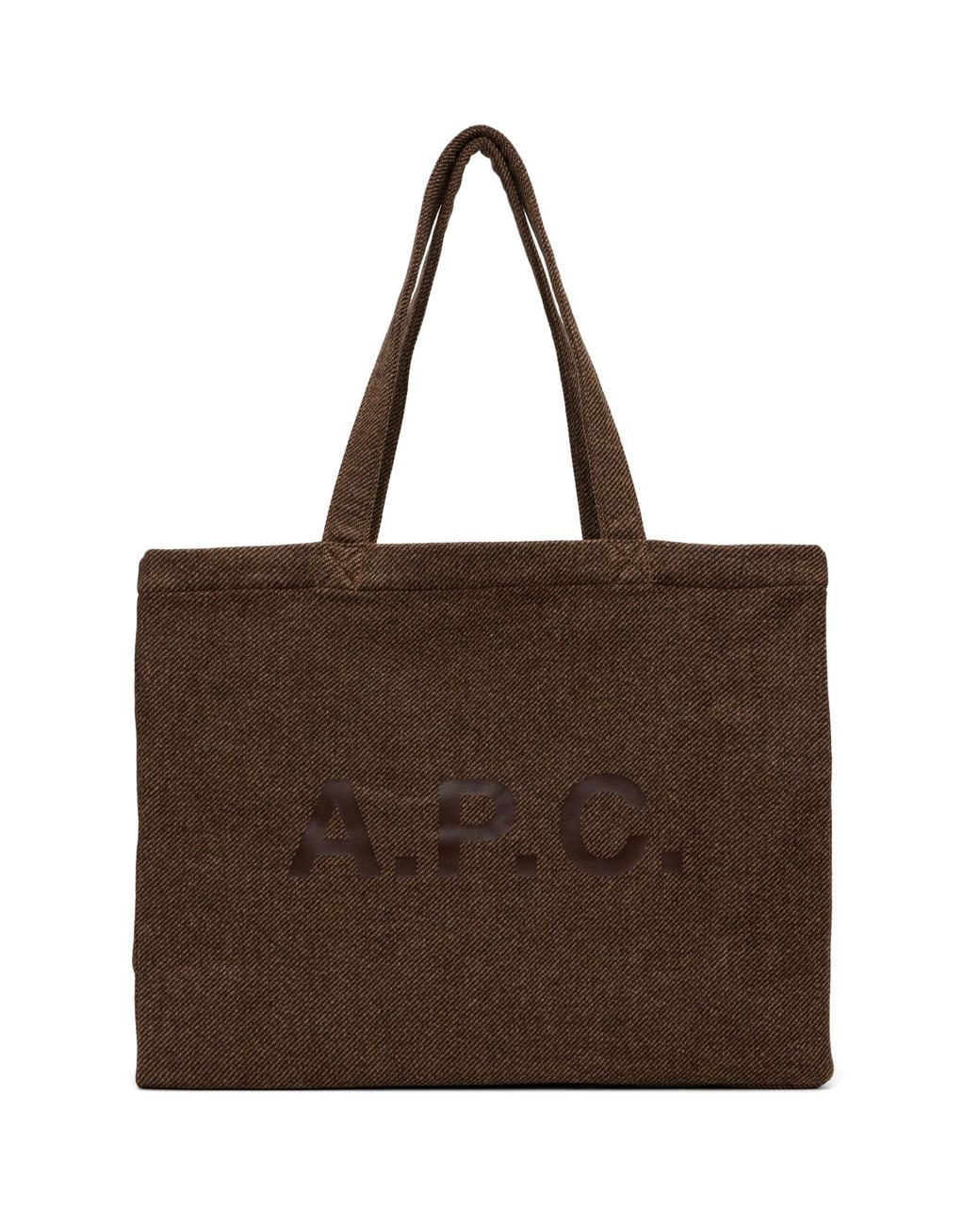 A.P.C. Brown Diane Shopping Tote