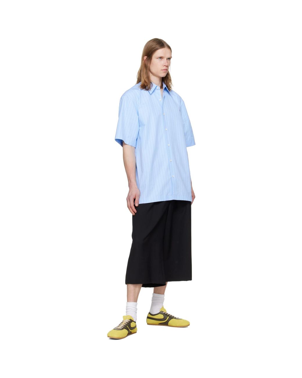 Dries Van Noten Black Khaki Suede Sneakers for men