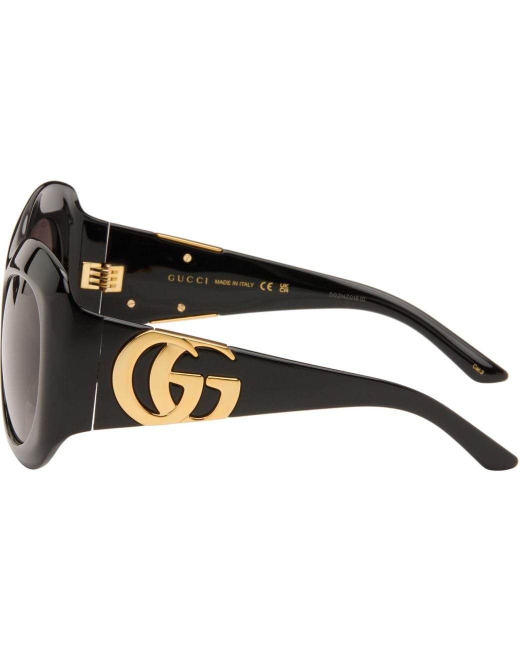 Gucci Brown Round Frame Sunglasses