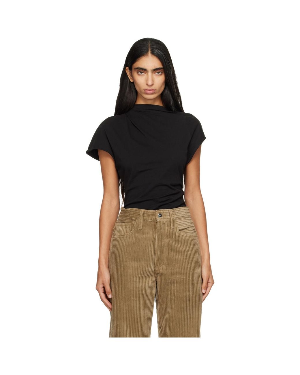 Agolde Black Beckly T-Shirt