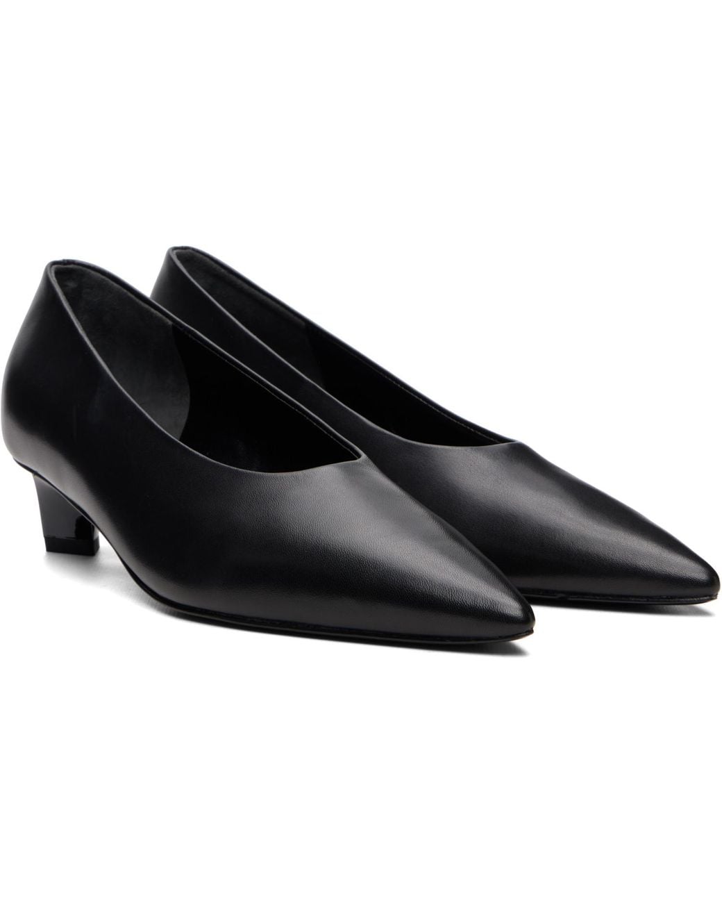 Rag & Bone Black Paloma Leather Heels