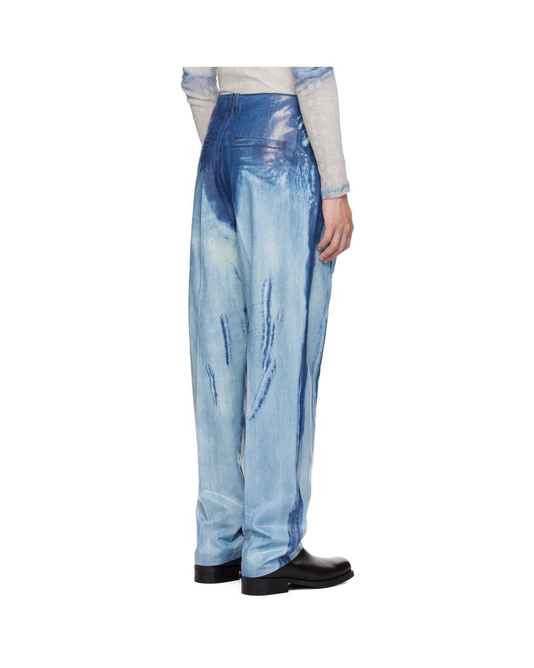 DIESEL Blue Regular Waist D-Askar Slim Jeans for men