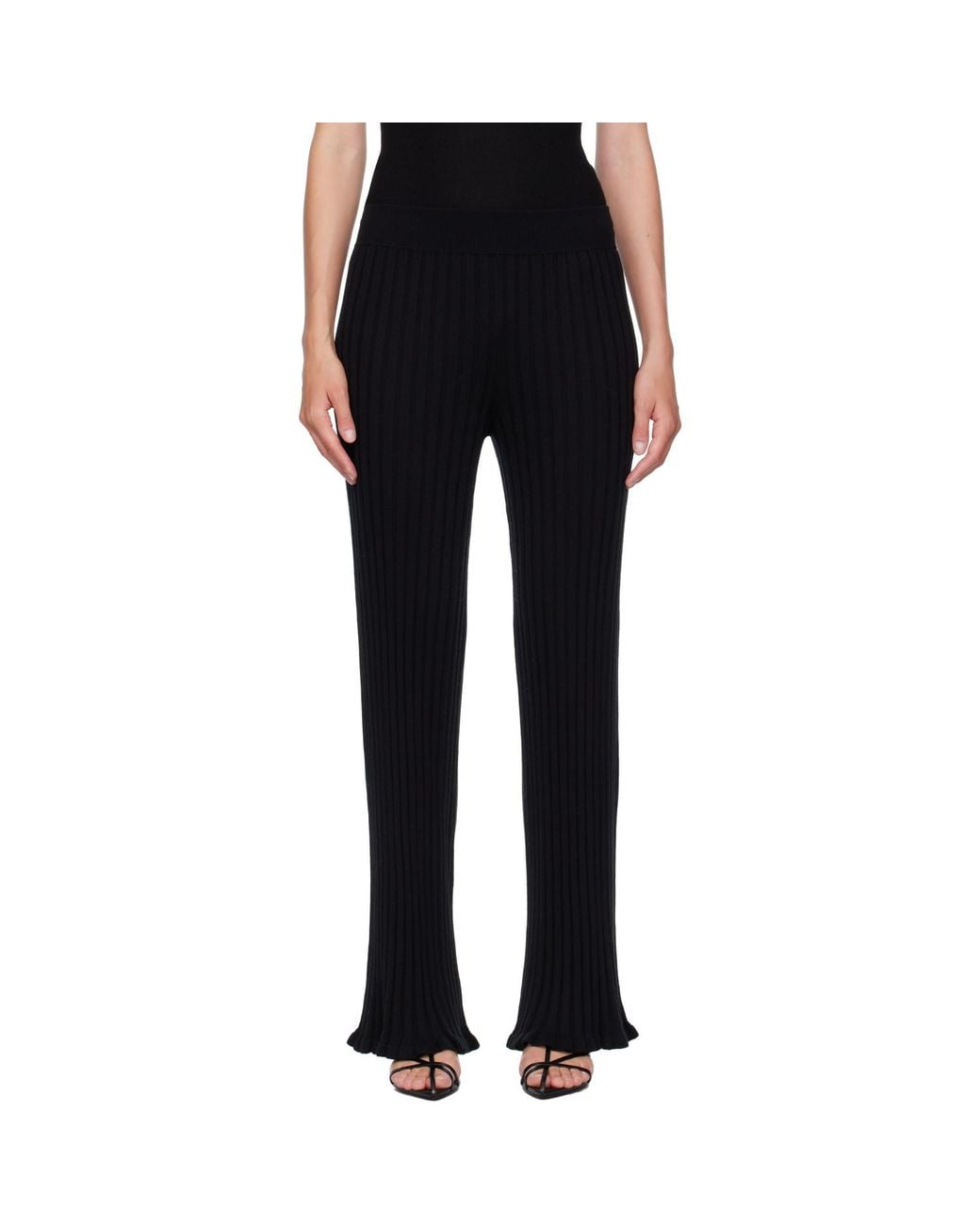 Lisa Yang Black Eveline Trousers
