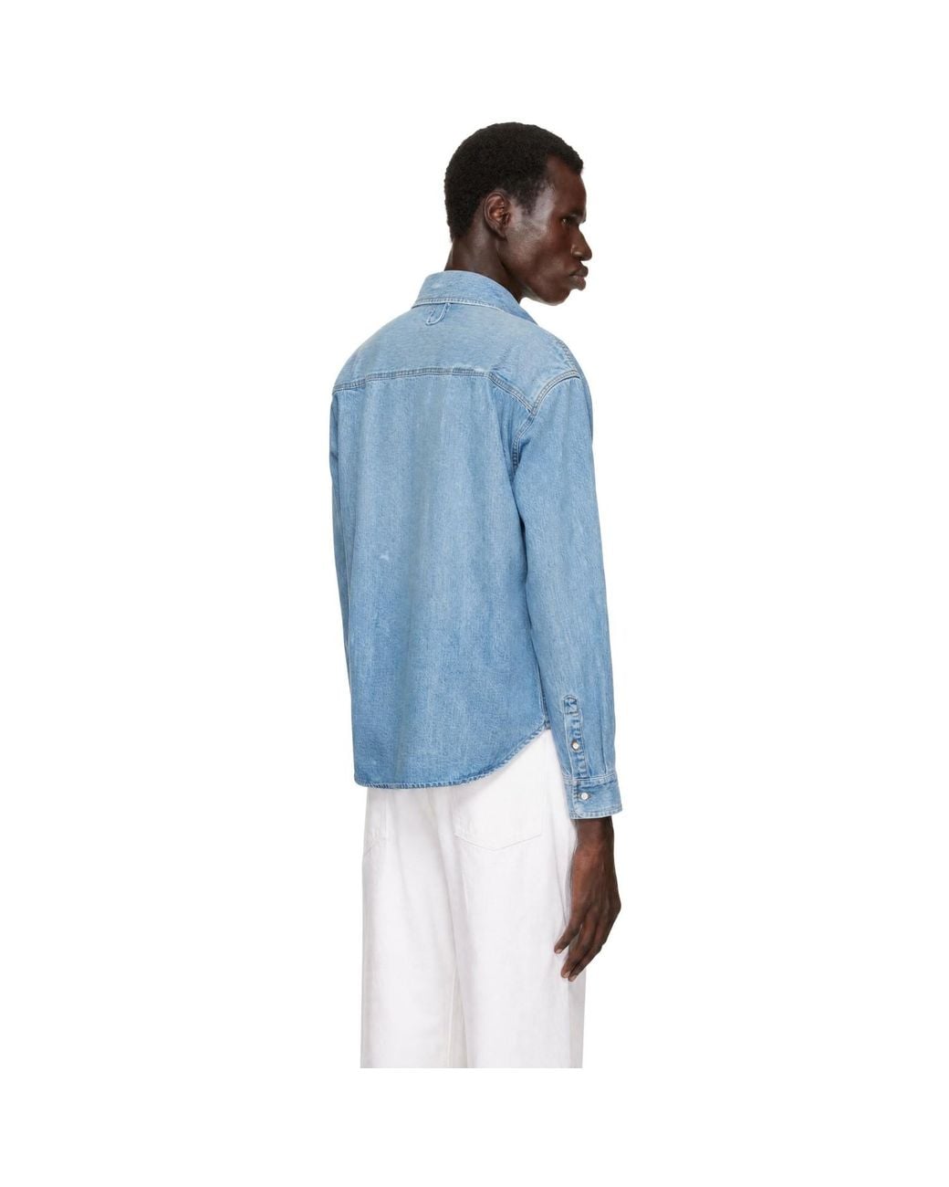 Jacquemus Blue 'The Simon Denim' Shirt for men