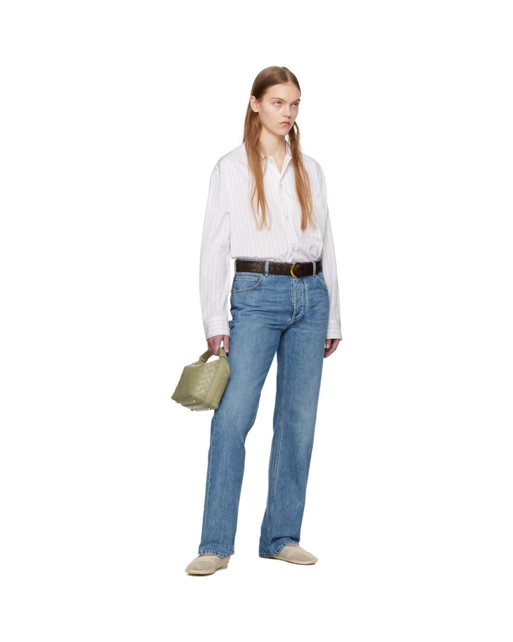 Bottega Veneta Natural Mini Wallace Bag