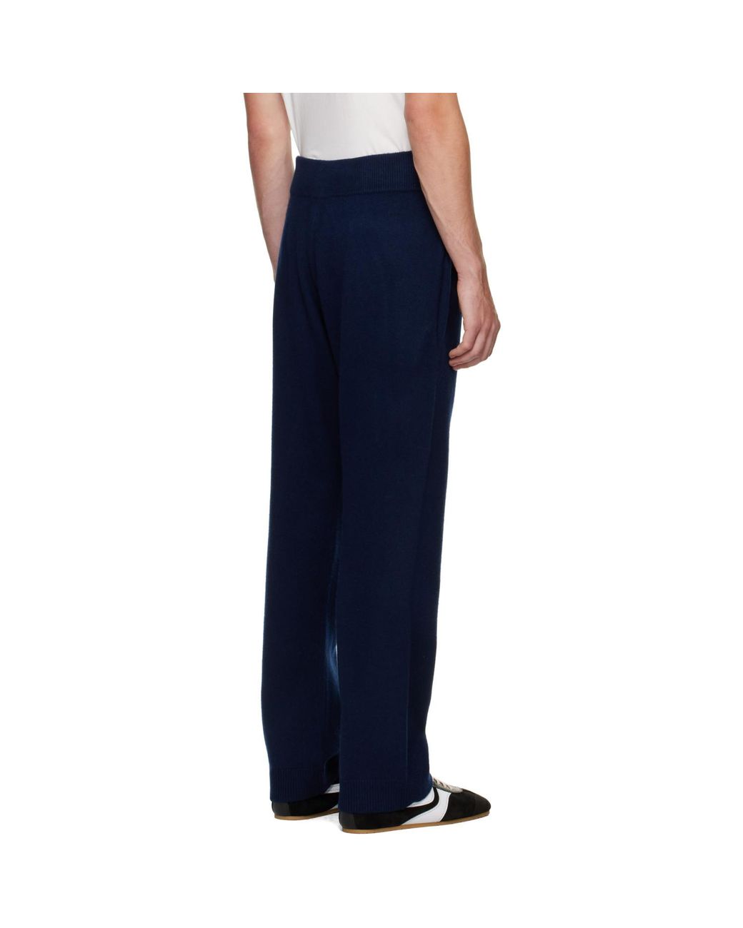 Entire studios Blue Knit Cashmere Sweatpants for men