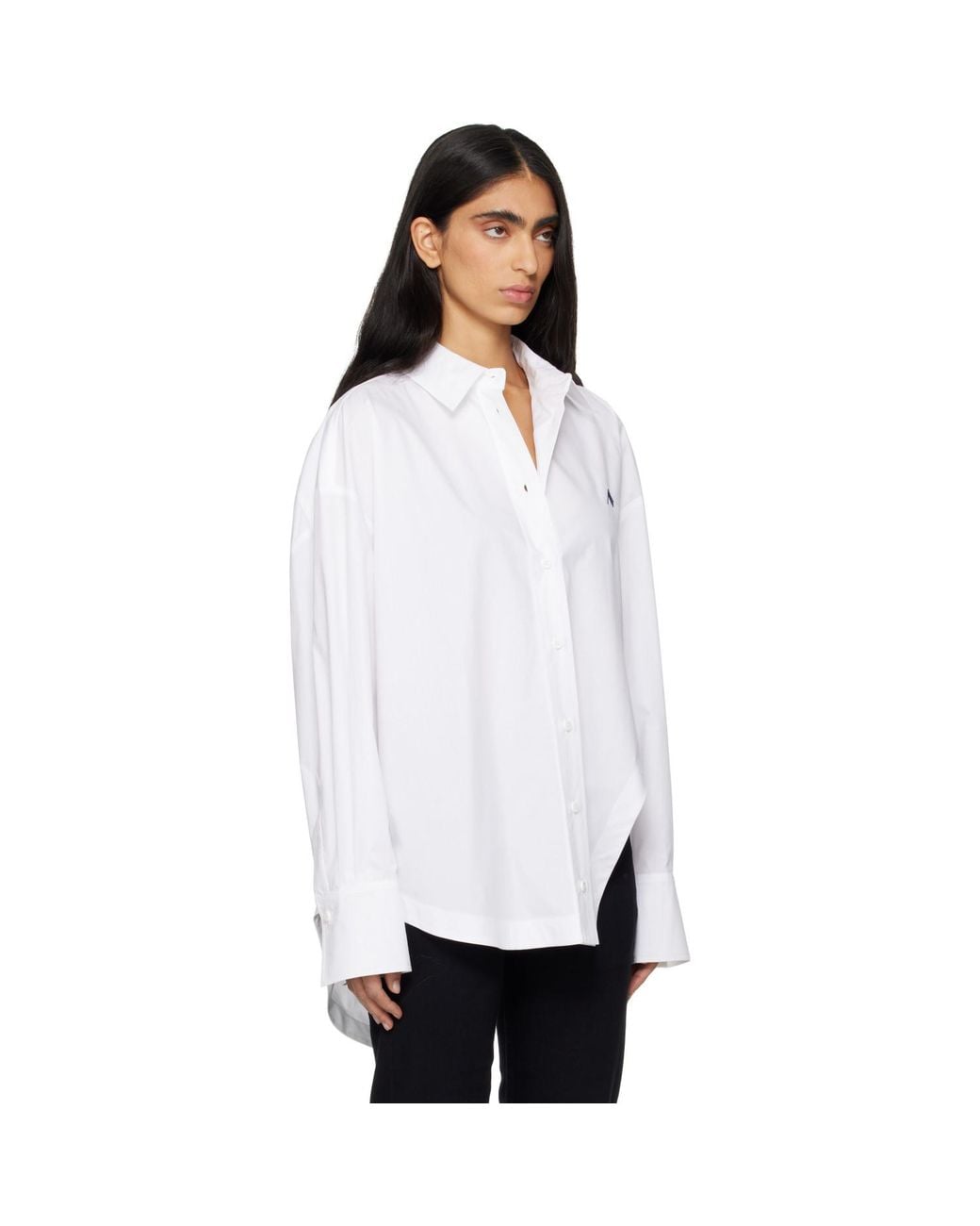 The Attico White Diana Shirt