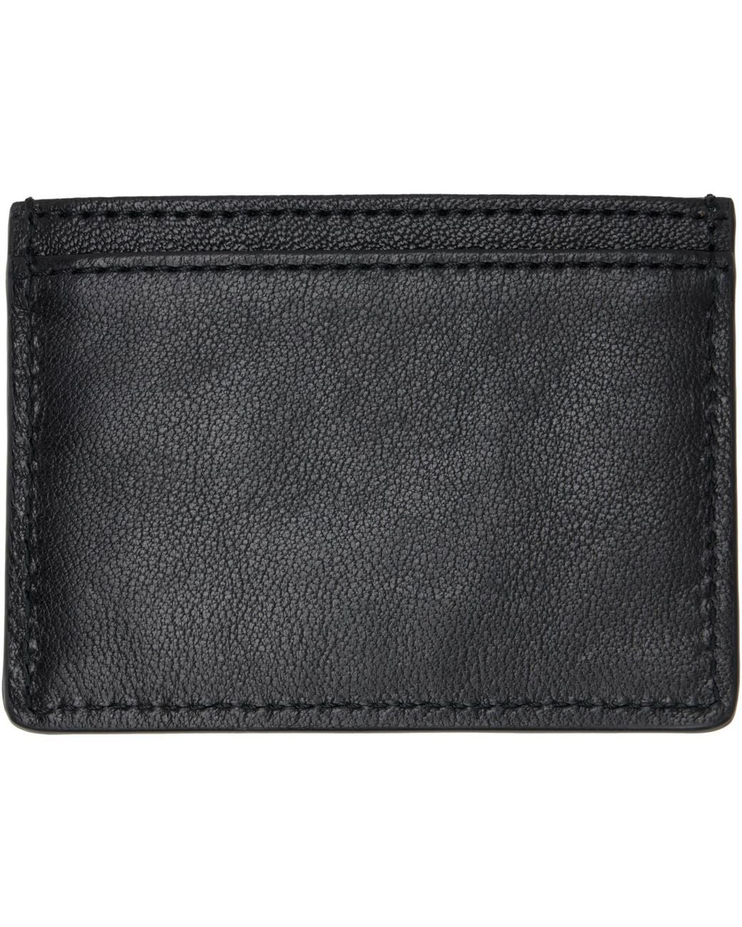 Vivienne Westwood Black Flat Card Holder for men