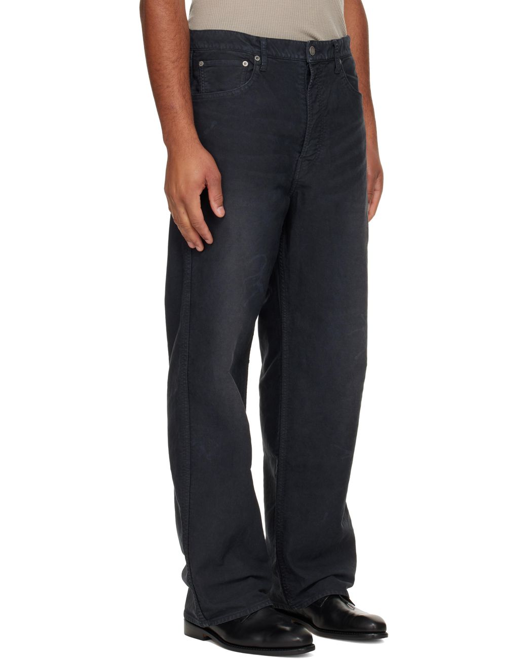 Visvim Fluxus 01 Wide G.Cords Trousers in Blue for Men | Lyst