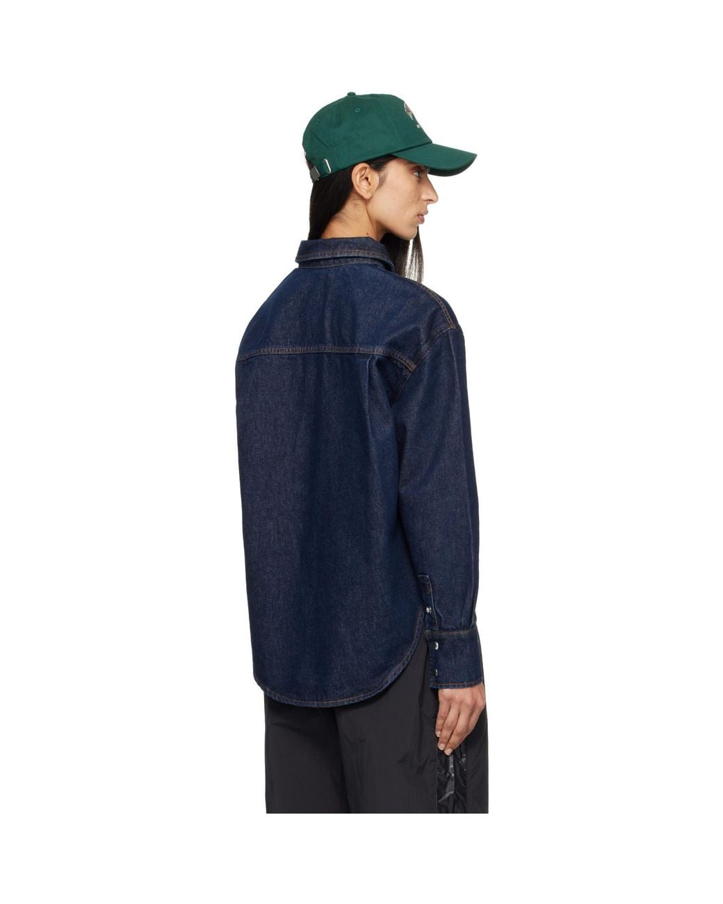 Anine Bing Blue Samy Denim Shirt