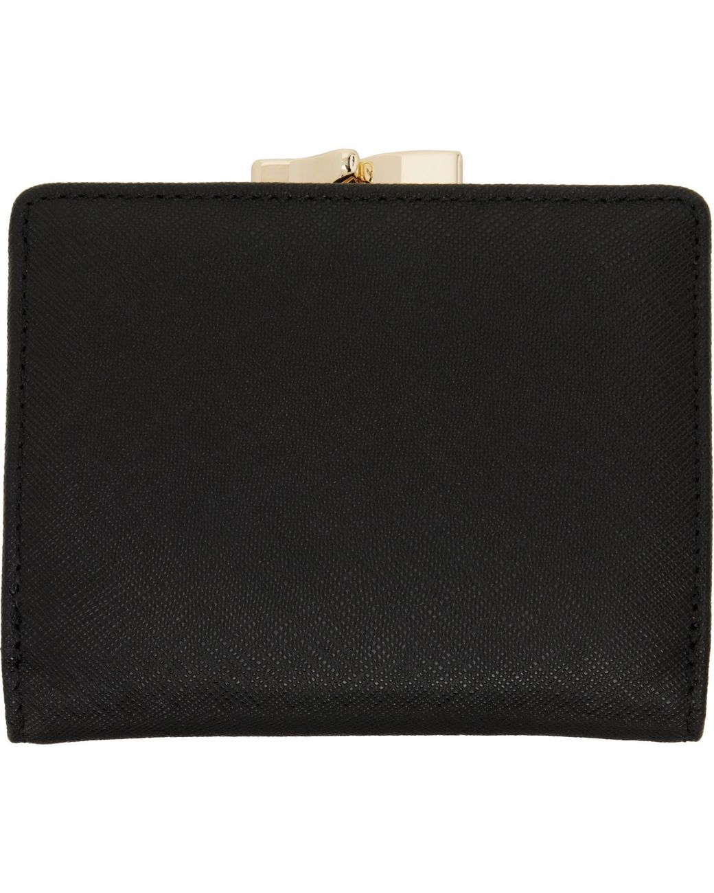 Vivienne Westwood Black Small Frame Wallet for men