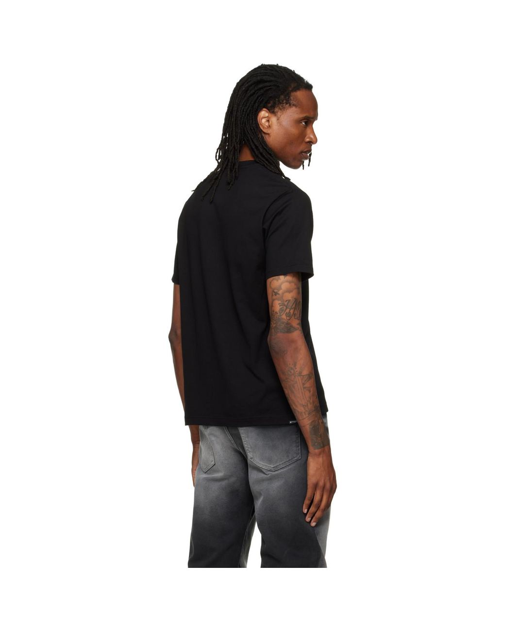 MASTERMIND WORLD Black Neon Logo/T-Shirt for men