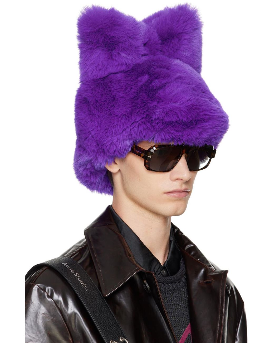 Jakke ジャッキー　ハット　ファー　パープル JAKKE ファーハット パープル