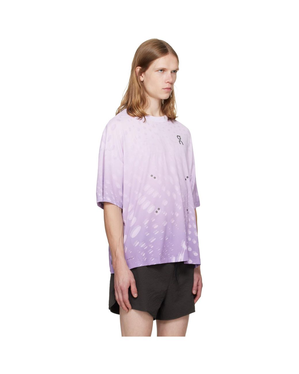On Shoes Purple Performance Volt Running T-Shirt for men