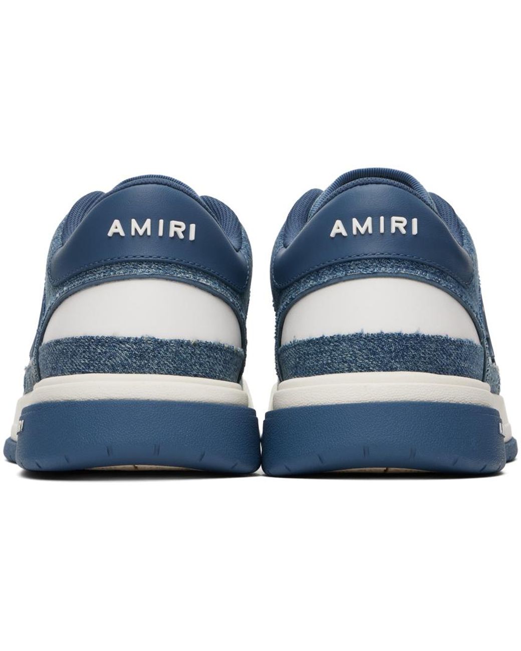 Amiri Vintage Denim Classic Low Sneakers in Black for Men | Lyst