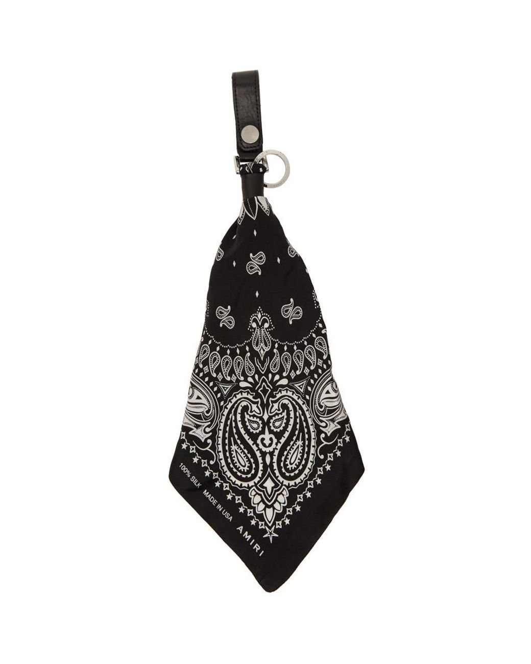 AMIRI ブラック Bandana フーディ Amiri Bandana Bleach All Over Hoodie in Black | FWRD