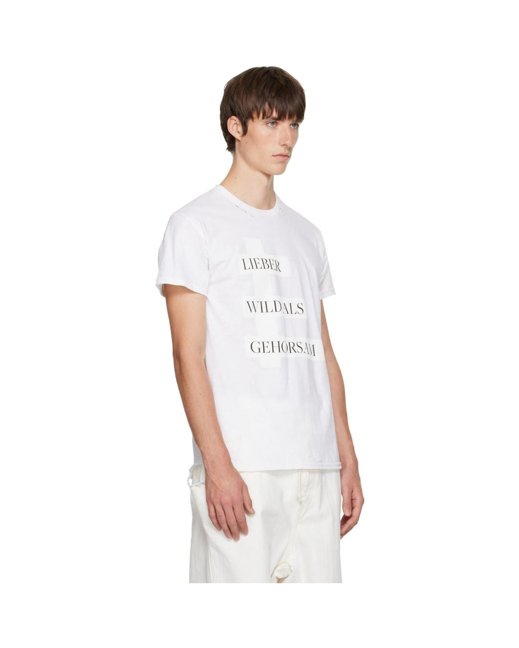 HYACYN White 'Lieber' T-Shirt for men