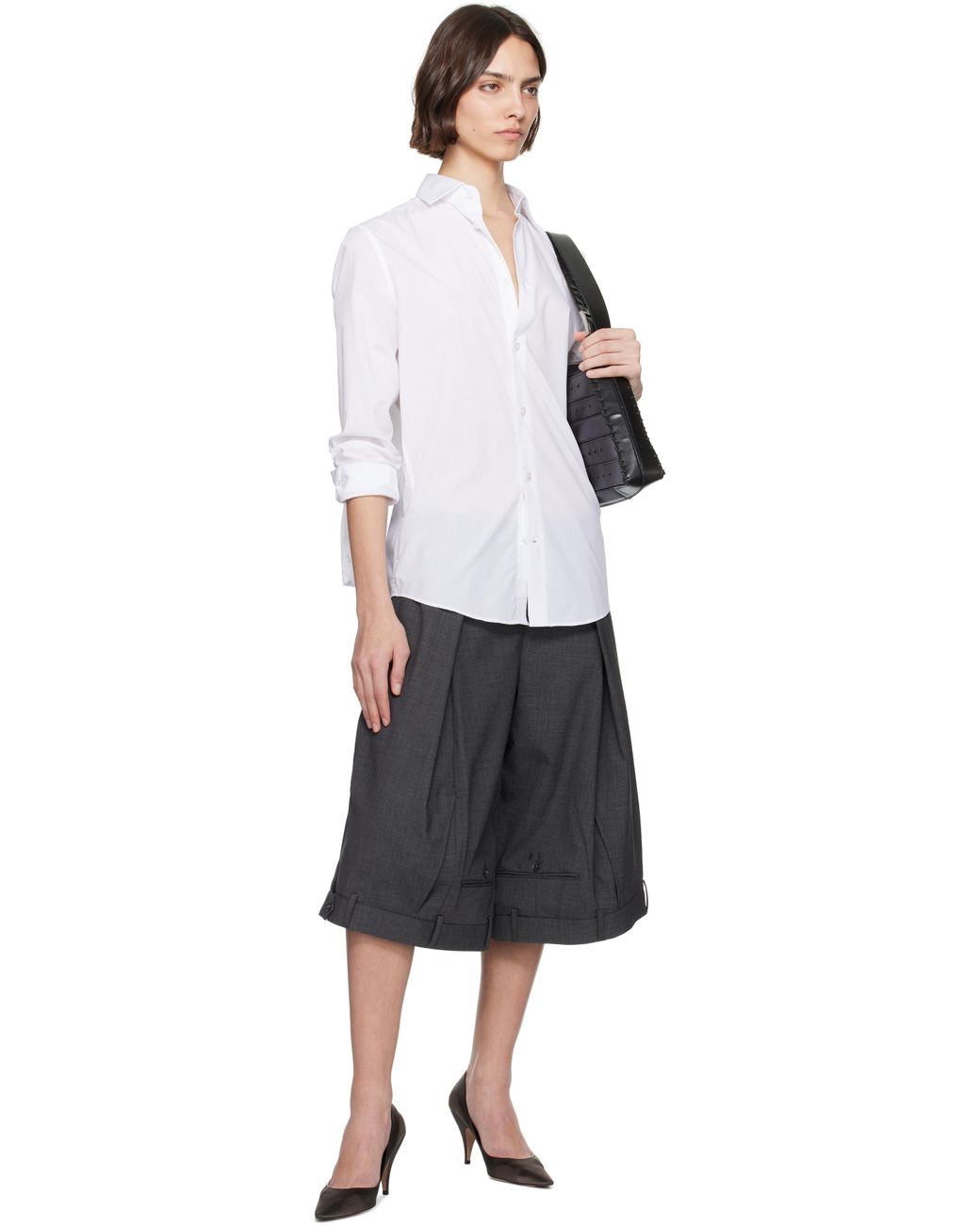 【関税込み】HODAKOVA Suit Wide Trouser ショートパンツ HODAKOVA Suit Wide Trouser ショートパンツ ブラック | Lyst