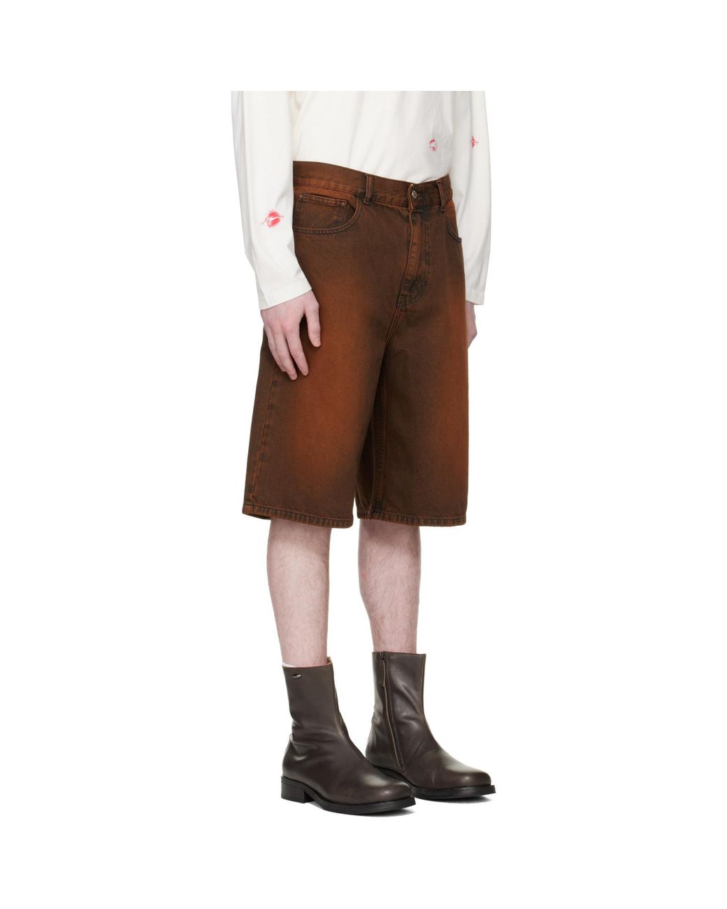 Carne Bollente Black 'Summer Fantasies' Denim Shorts for men