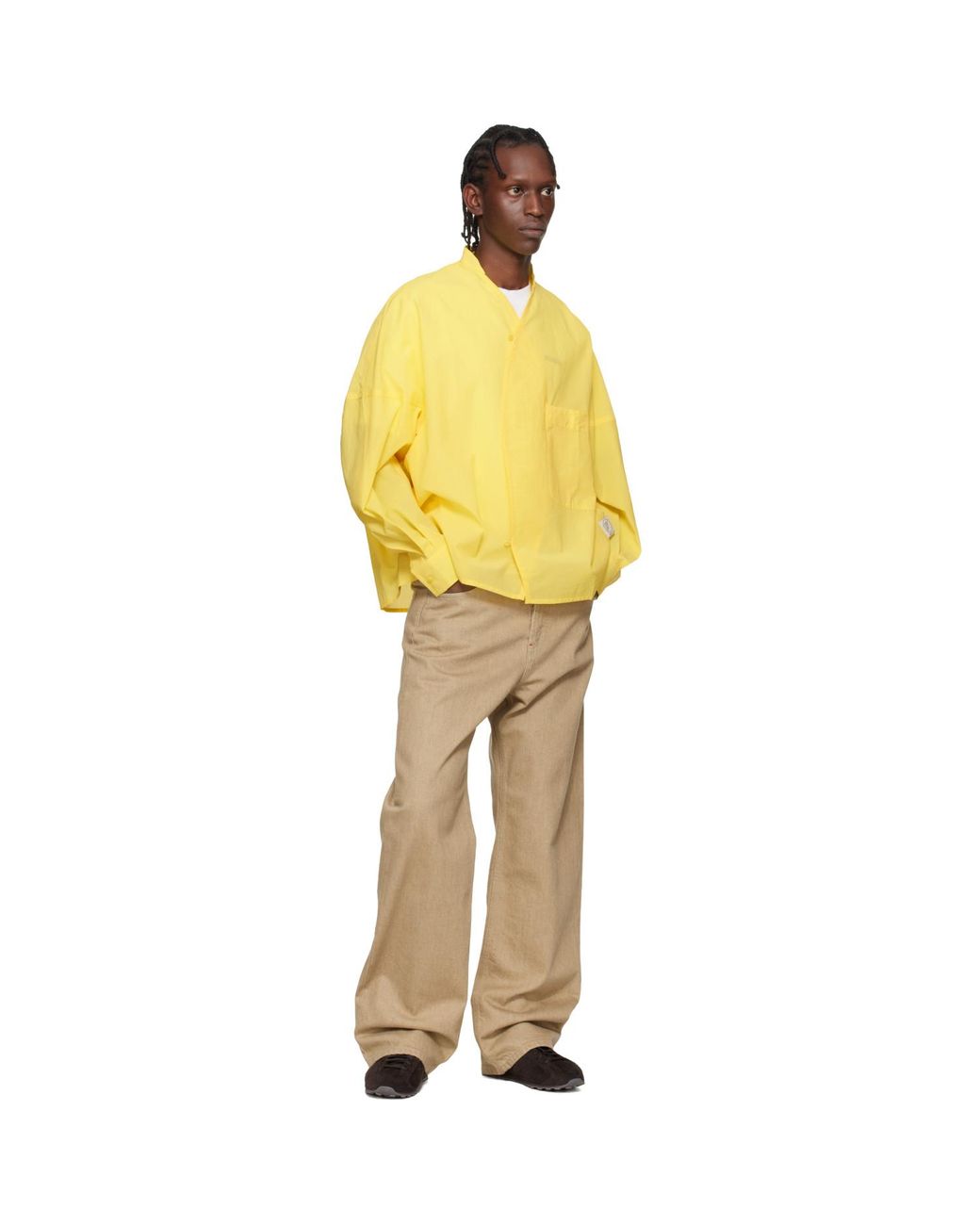 Jacquemus Yellow 'La Chemise Berlingot' Shirt for men