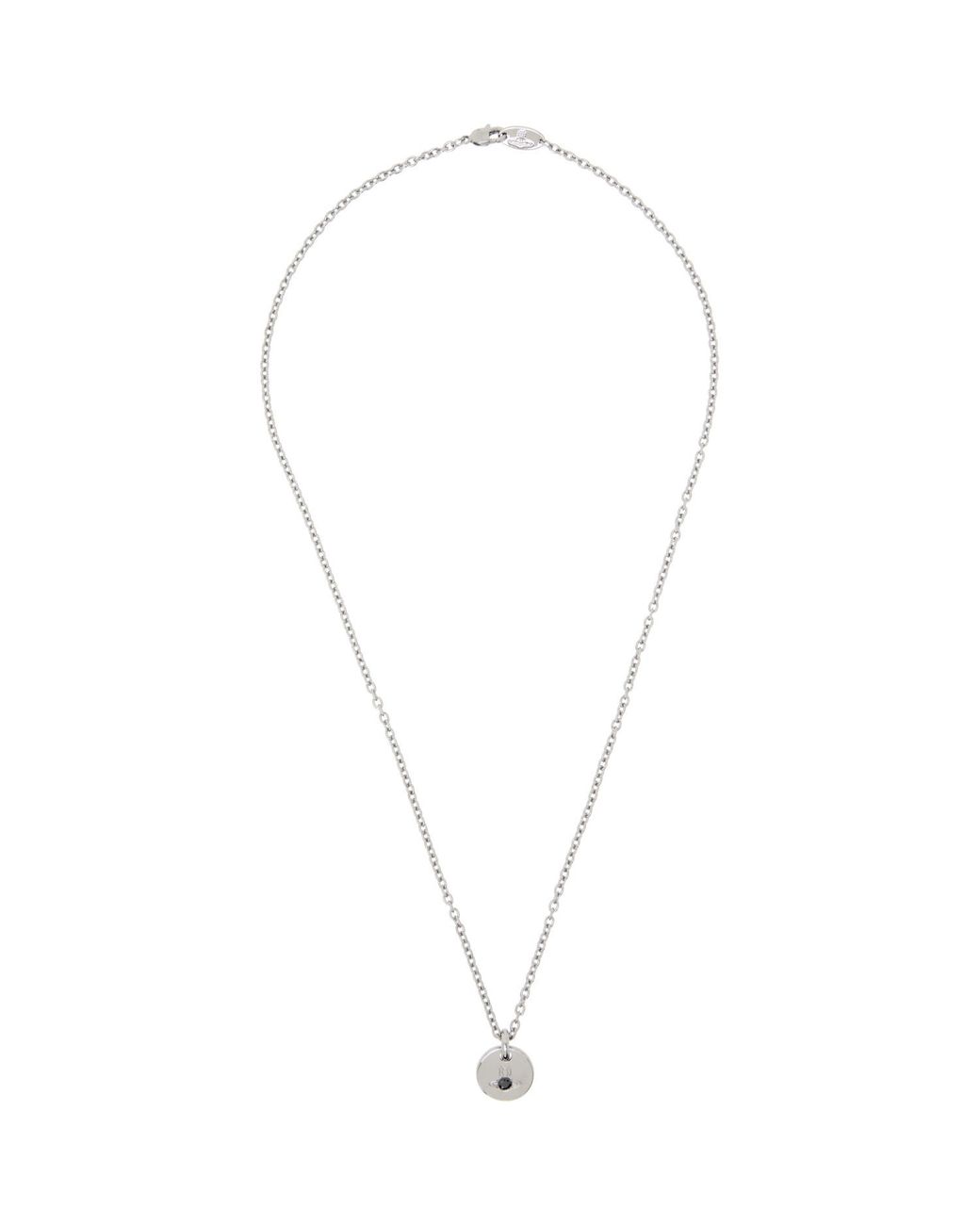 Vivienne Westwood Metallic Lewis Pendant Necklace for men