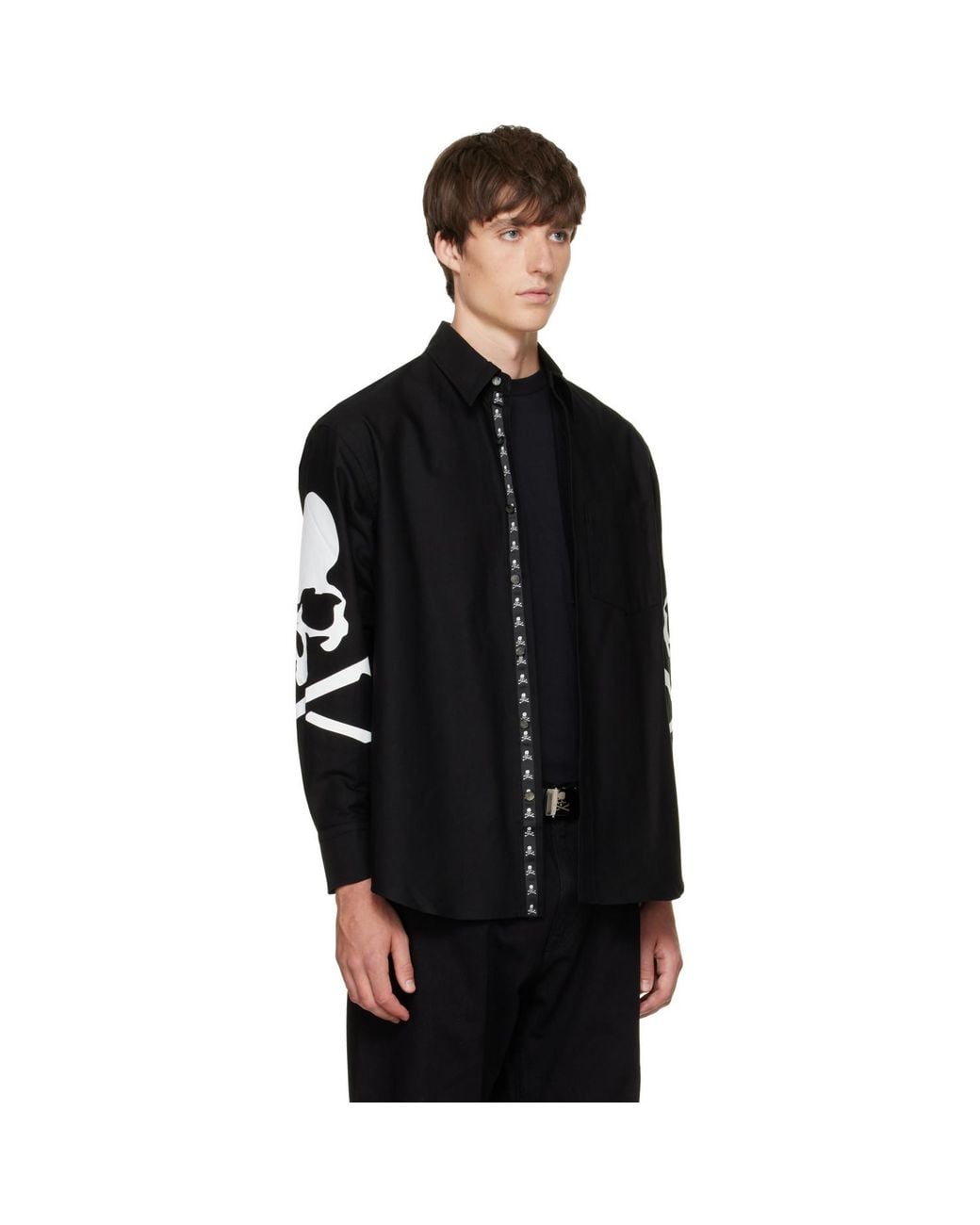 Mastermind Japan Black Oxford Shirt for men