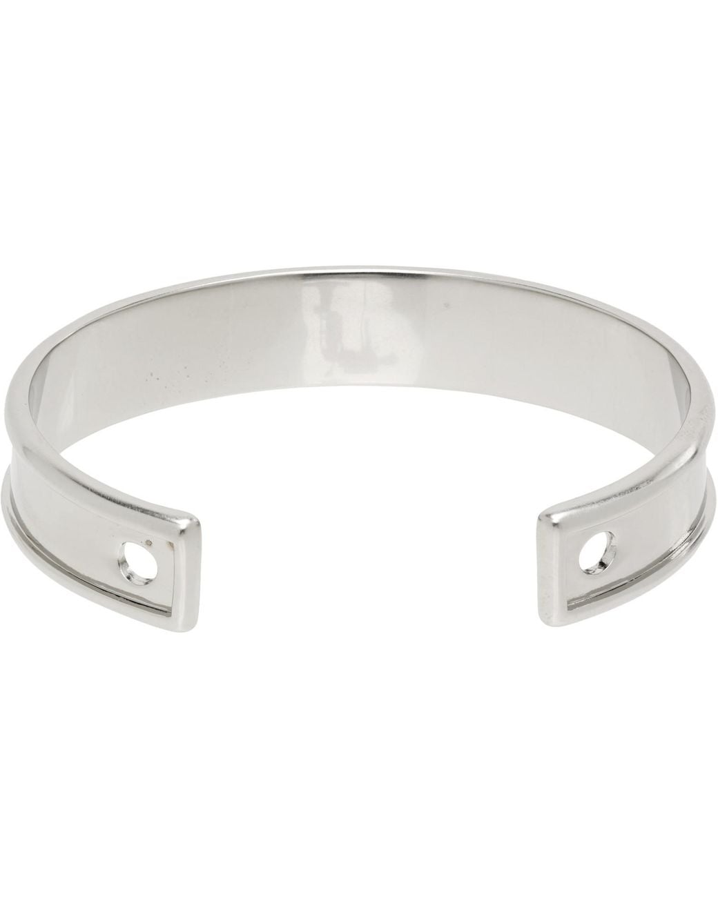 MM6 by Maison Margiela Metallic Numeric Cuff Bracelet for men