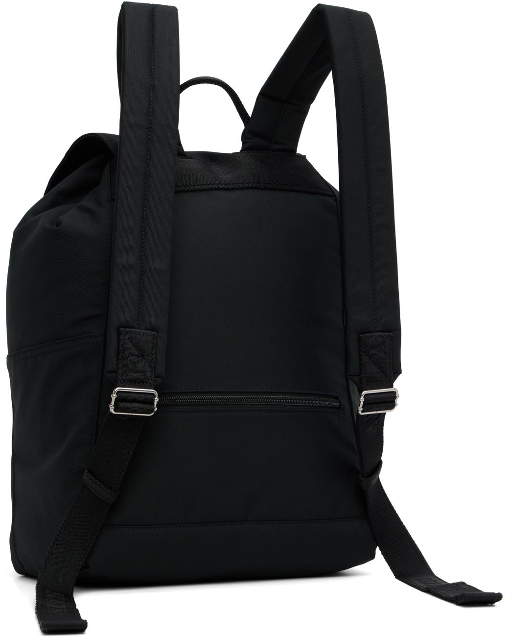 メンズ Burberry ブラック Orkney フラップ バックパック Black