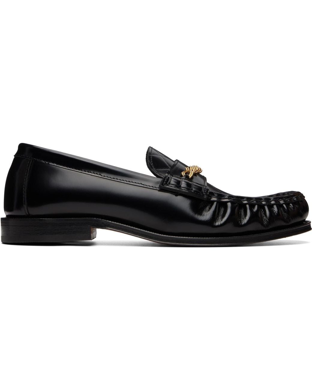 Ernest W. Baker Black Chain Loafers for men