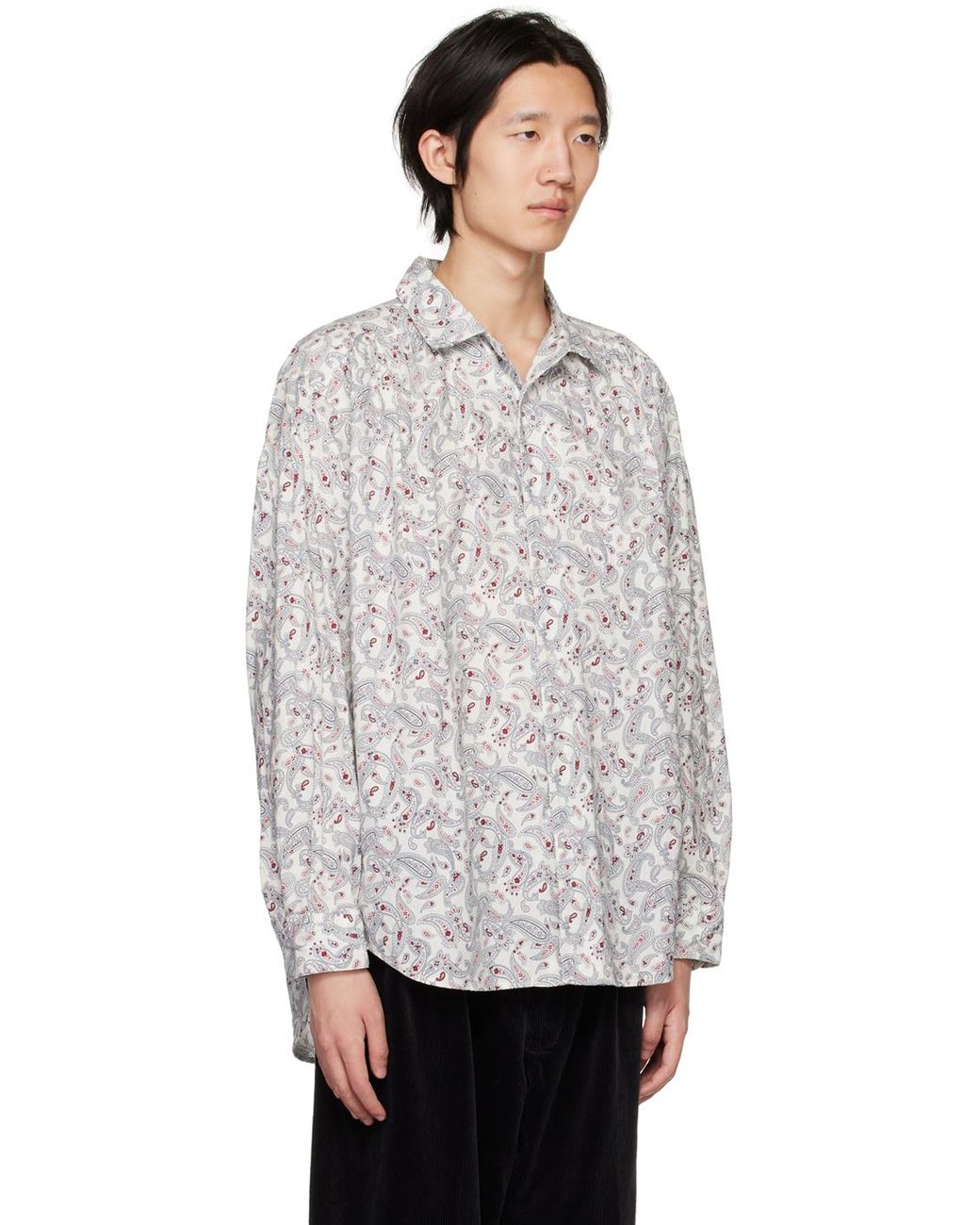 A.I.E. White Painter Shirt for men