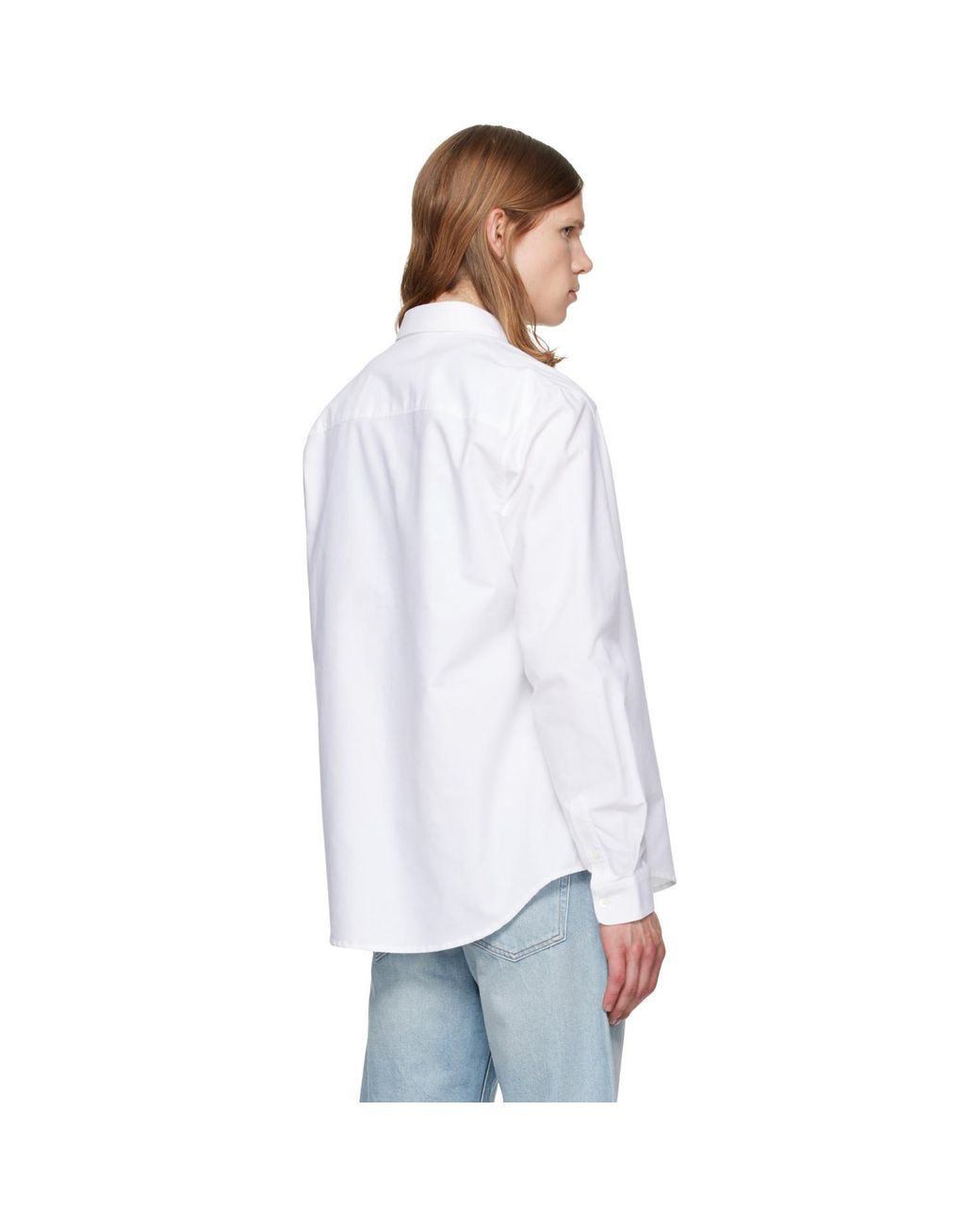 A.P.C. White New Greg Shirt for men