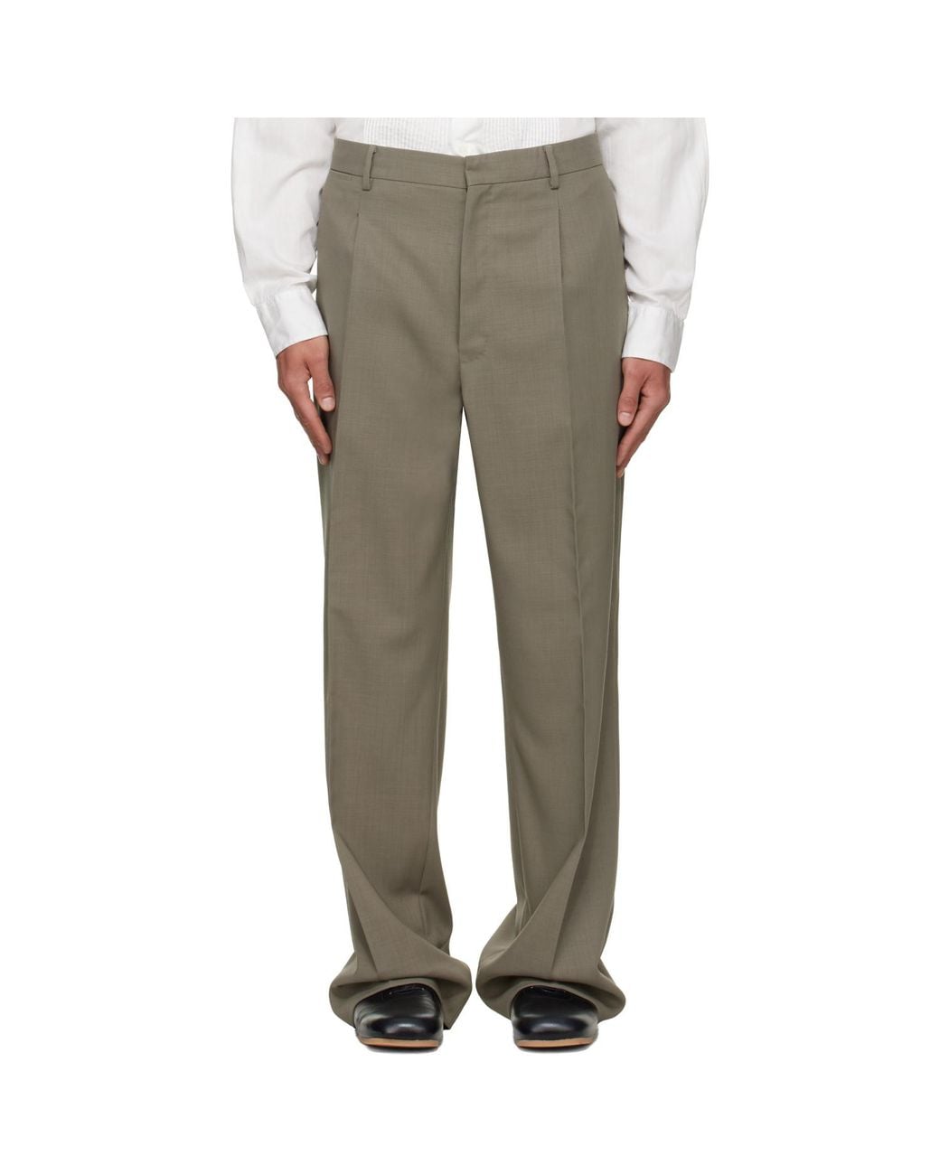 Second/Layer Gray Tio Trousers for men