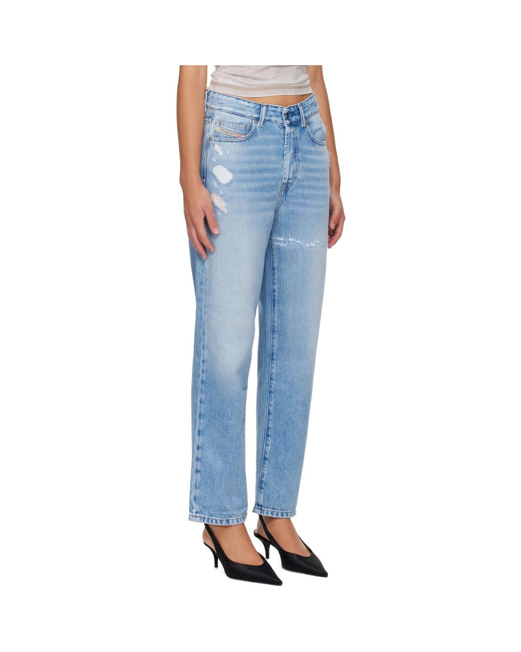 DIESEL Blue High Waist 1981 D-Went Jeans