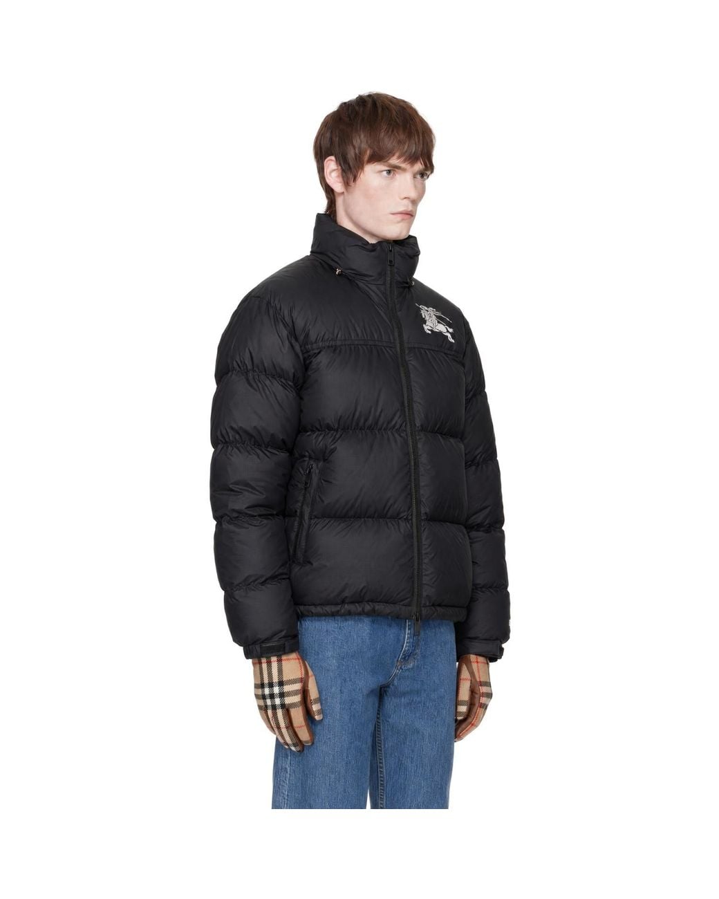 Burberry Black Highlands Puffer Down Jacket for men