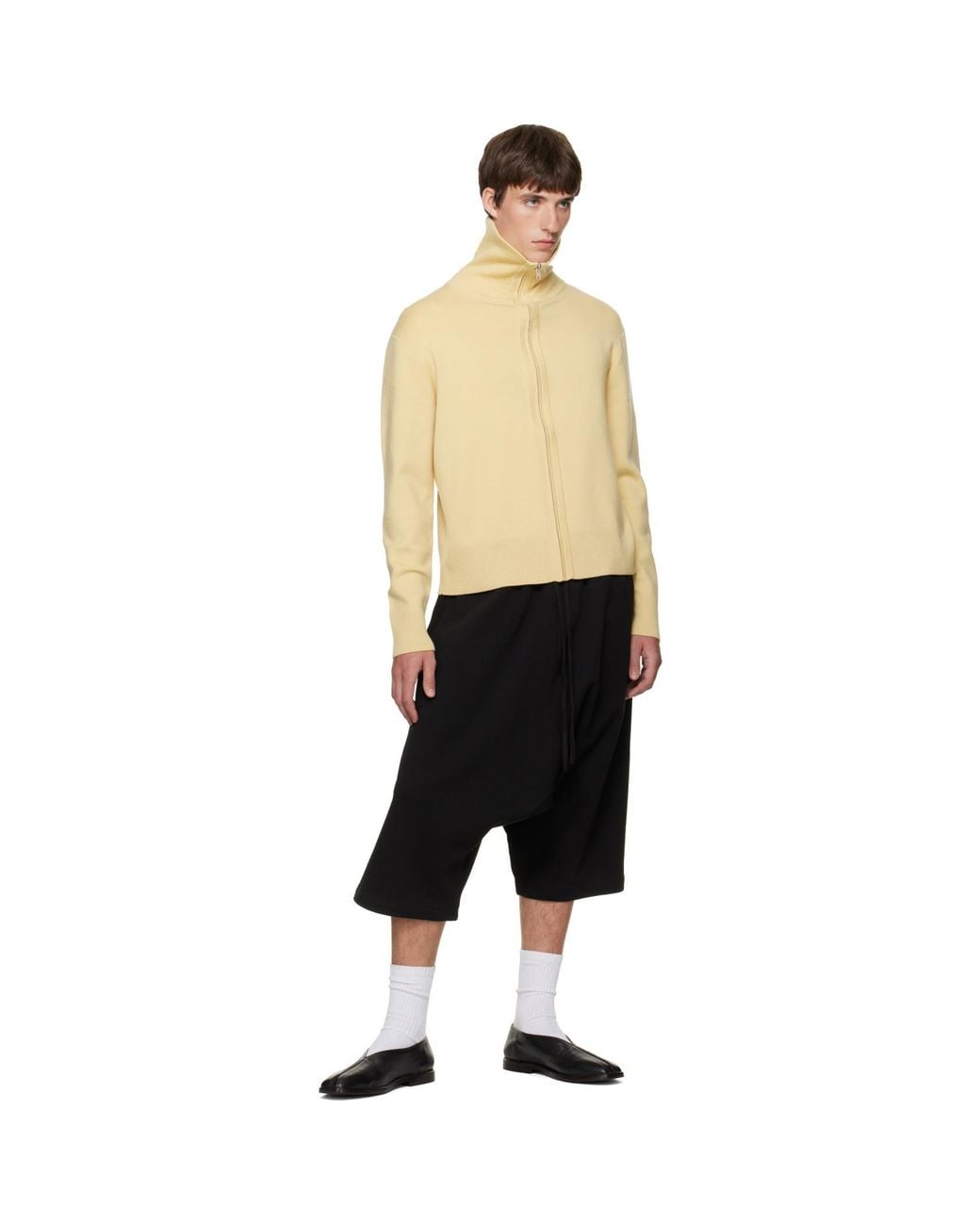 Entire studios Black Drop Shorts for men