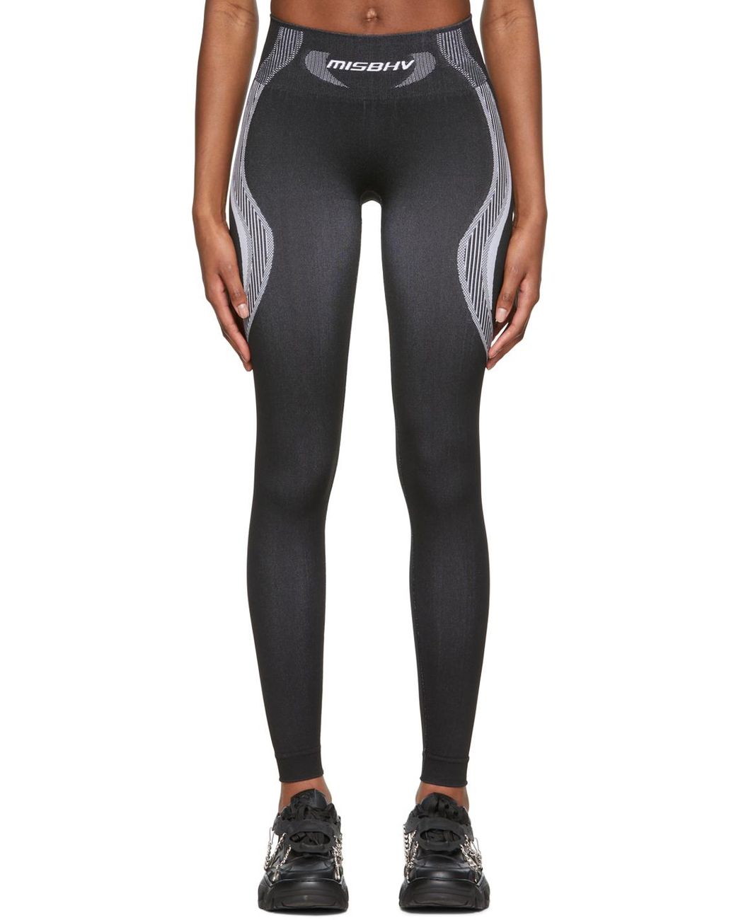 MISBHV Synthetic Black Nylon Sport leggings Lyst