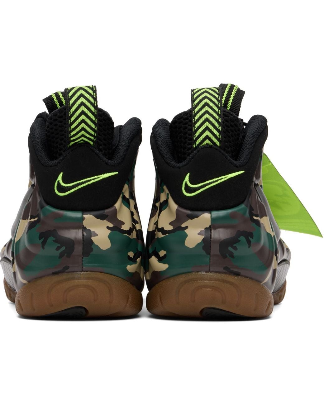 Nike Green Khaki Air Foamposite Pro Prm Sneakers for men
