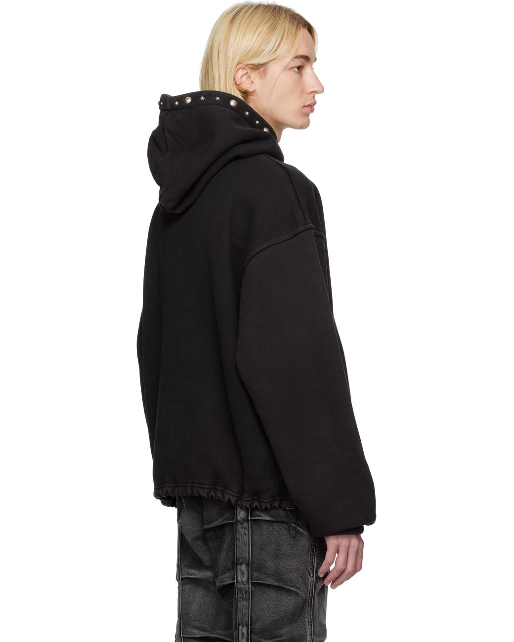 THUG CLUB Peace Stud Hoodie in Black for Men | Lyst