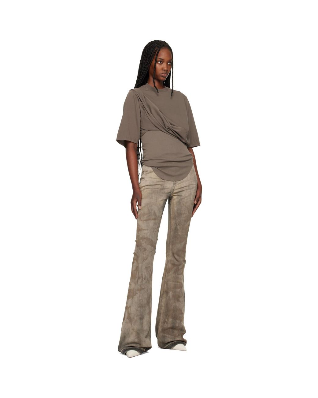 Rick Owens Multicolor Temple Jumbo Ss T-Shirt