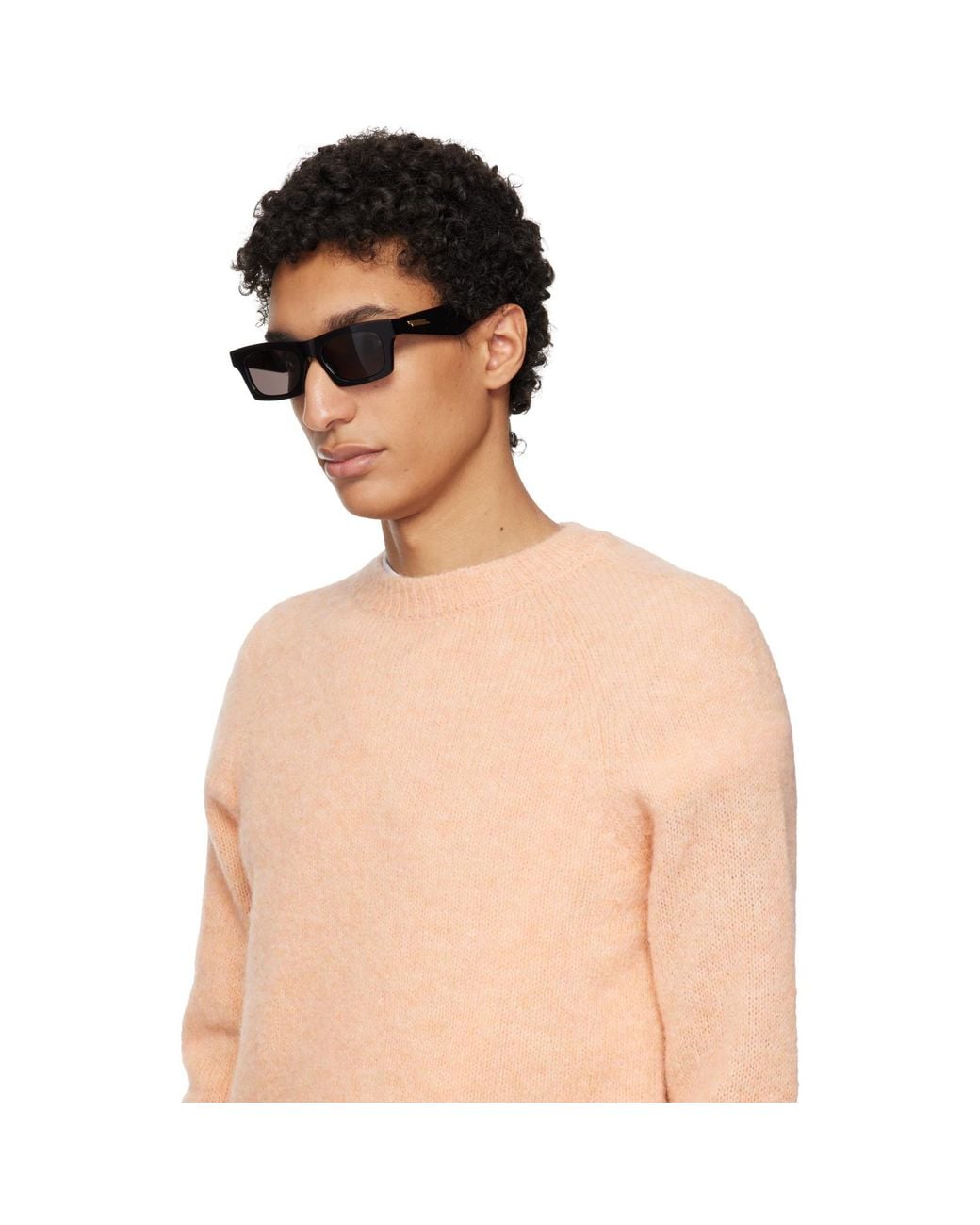 Bottega Veneta Black Ribbon Sunglasses for men
