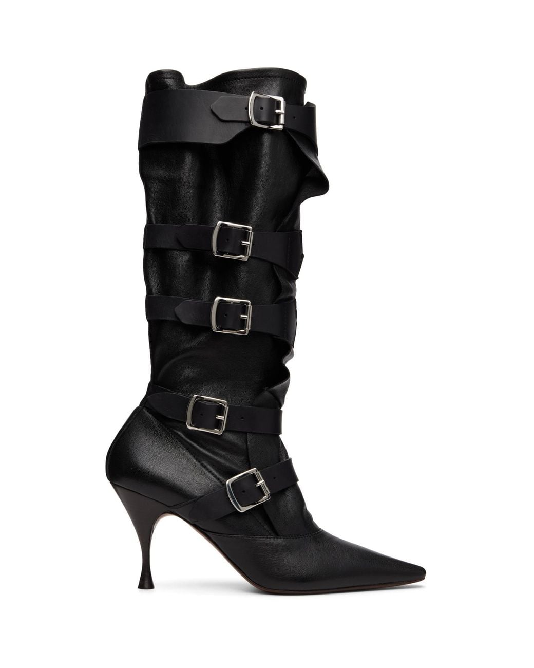 Vivienne Westwood Black Treasure Tall Boots