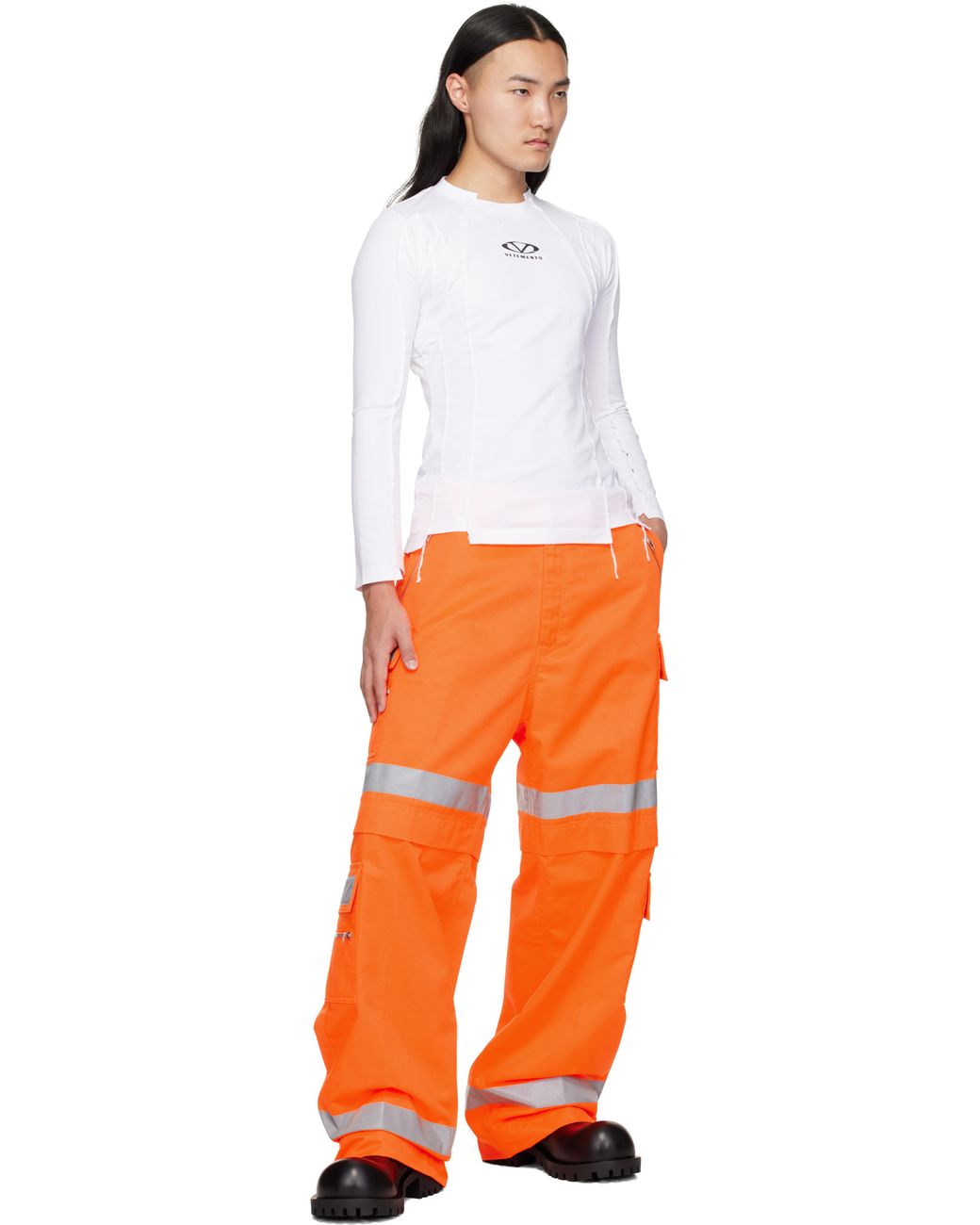 【関税込み】VETEMENTS オレンジ ワーク カーゴパンツ メンズ Vetements オレンジ ワーク カーゴパンツ オレンジ | Lyst