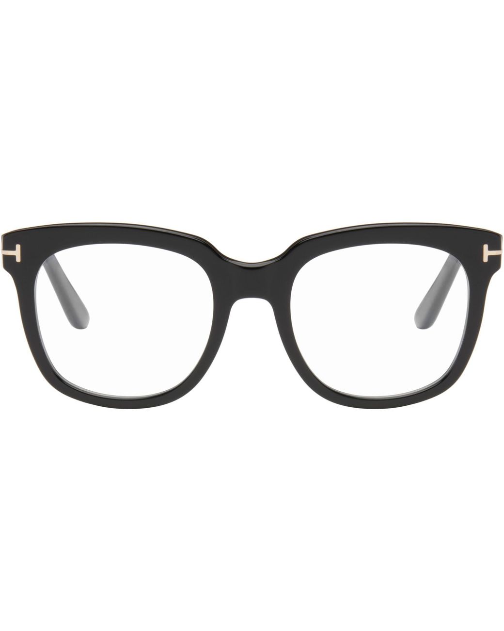 Tom Ford Black Icon Block Square Light Glasses