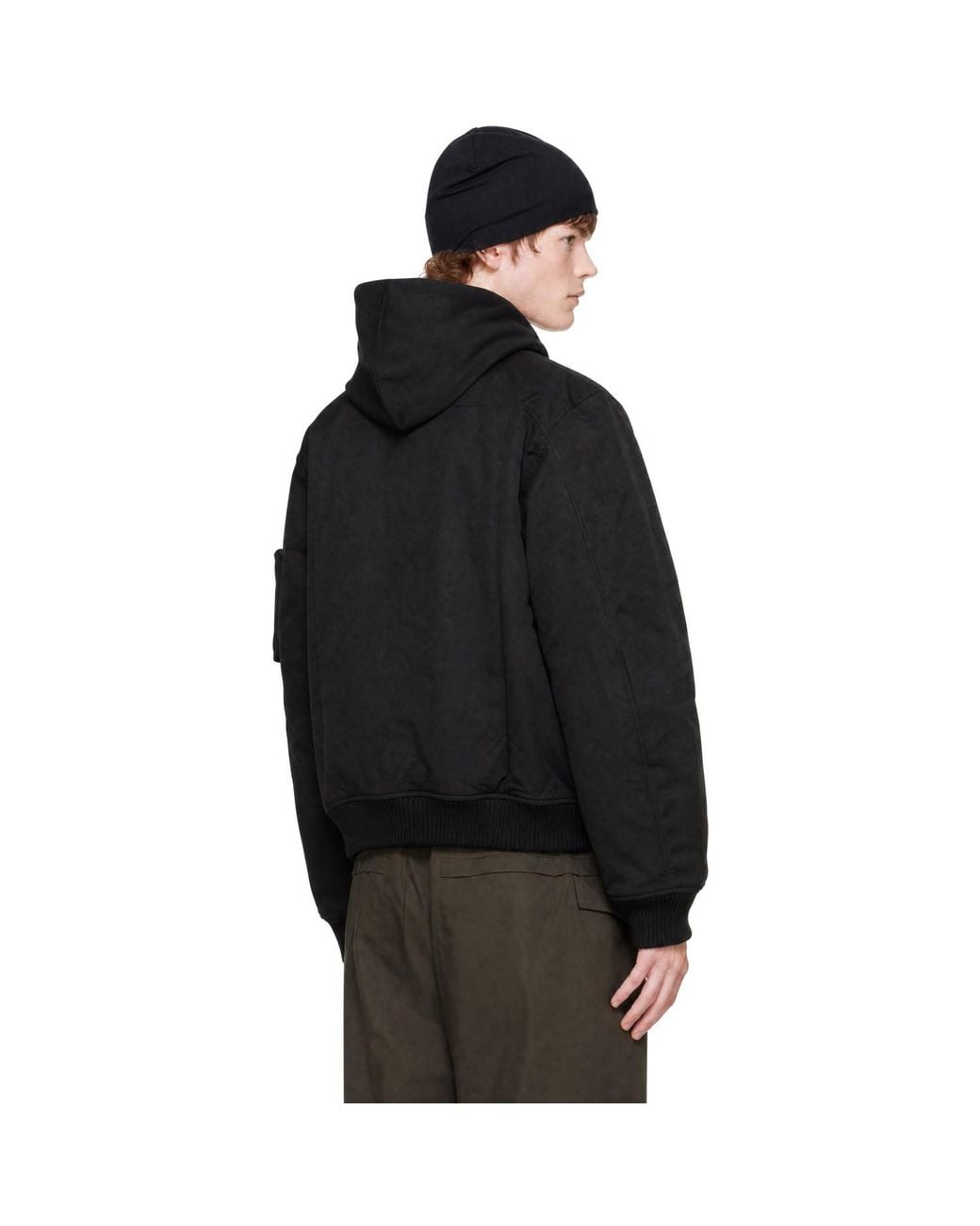 Thom Krom Black 'M J 93' Bomber Jacket for men
