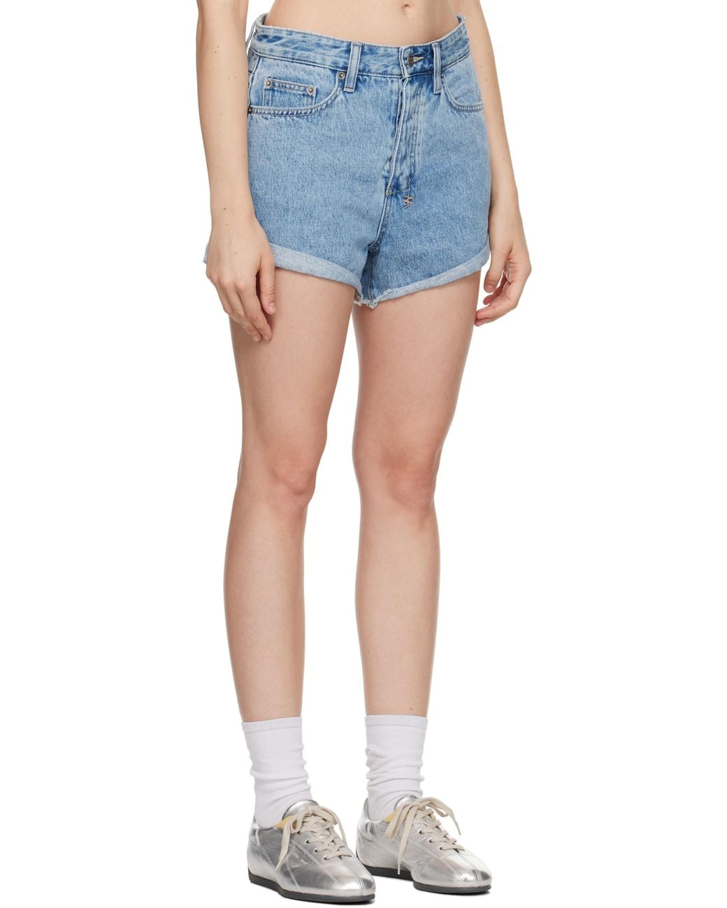 Ksubi Blue Rollin Out Authentik Shorts